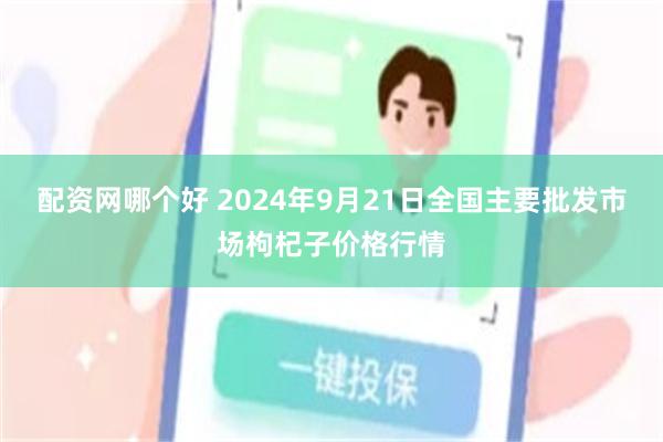 配资网哪个好 2024年9月21日全国主要批发市场枸杞子价格